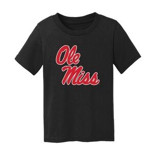 Fanatics Men's Black Ole Miss Rebels Chad & Jake Infant Logo T-Shirt Size M